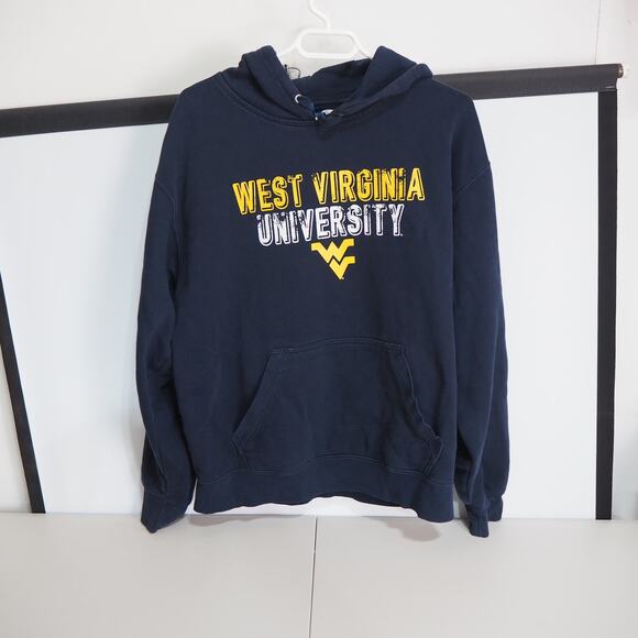 West‎ Virginia University Mountaineers Men's Size Large Hoodie NCAA Big 12 - Picture 1 of 10